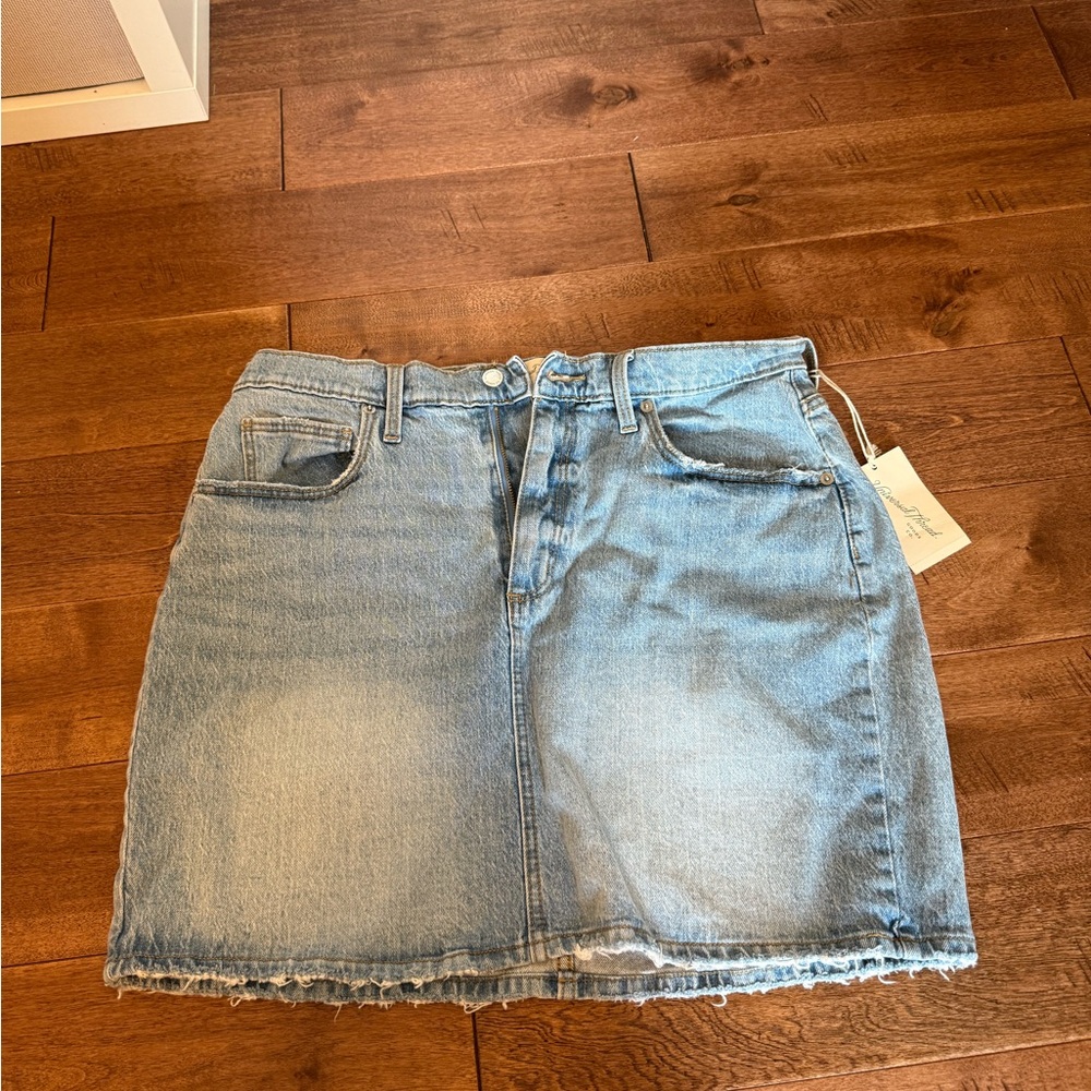 Universal Thread Light Blue Denim Mini Skirt